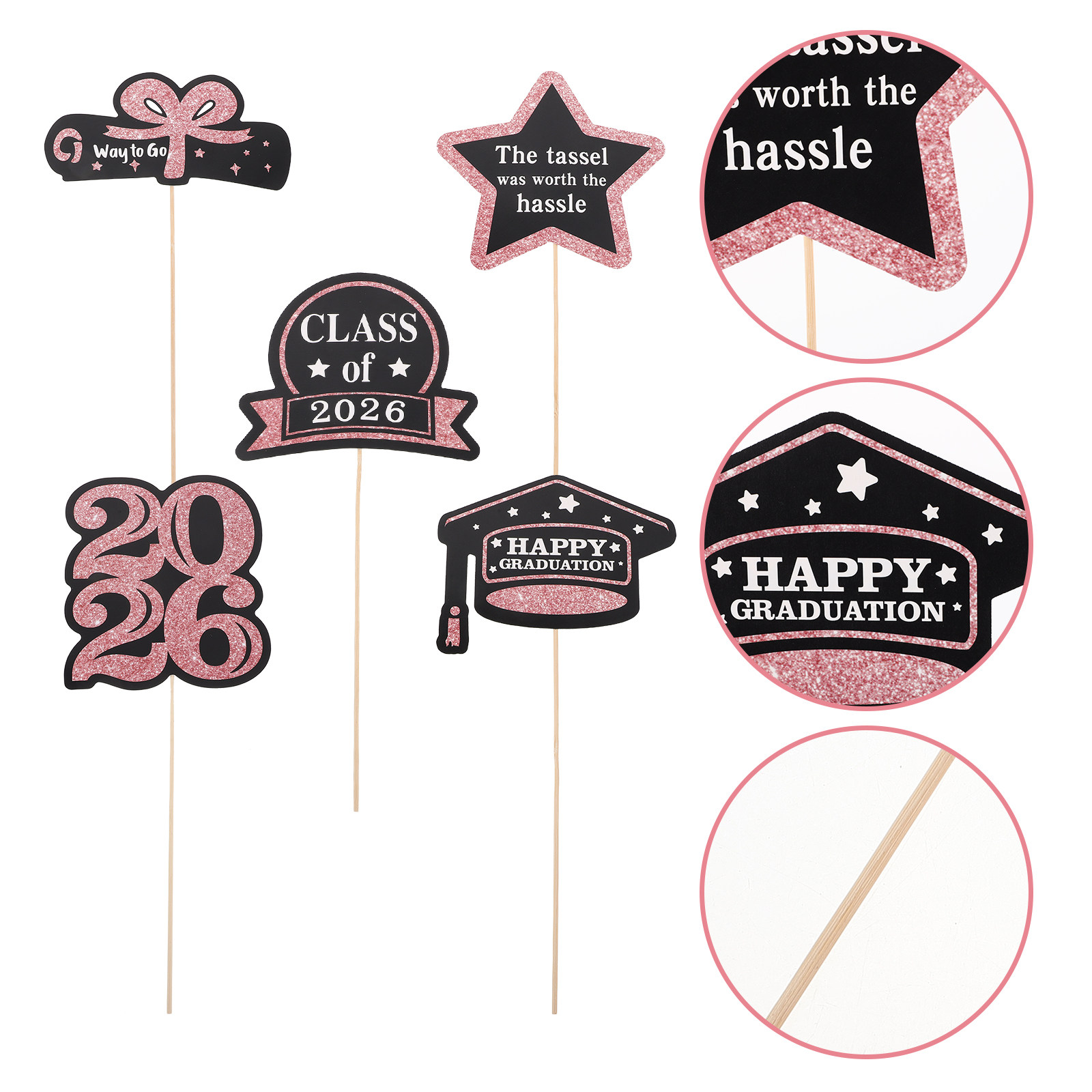 Centerpiece Stick - 20Pcs Graduation Centerpiece Sticks 2026 Versatile