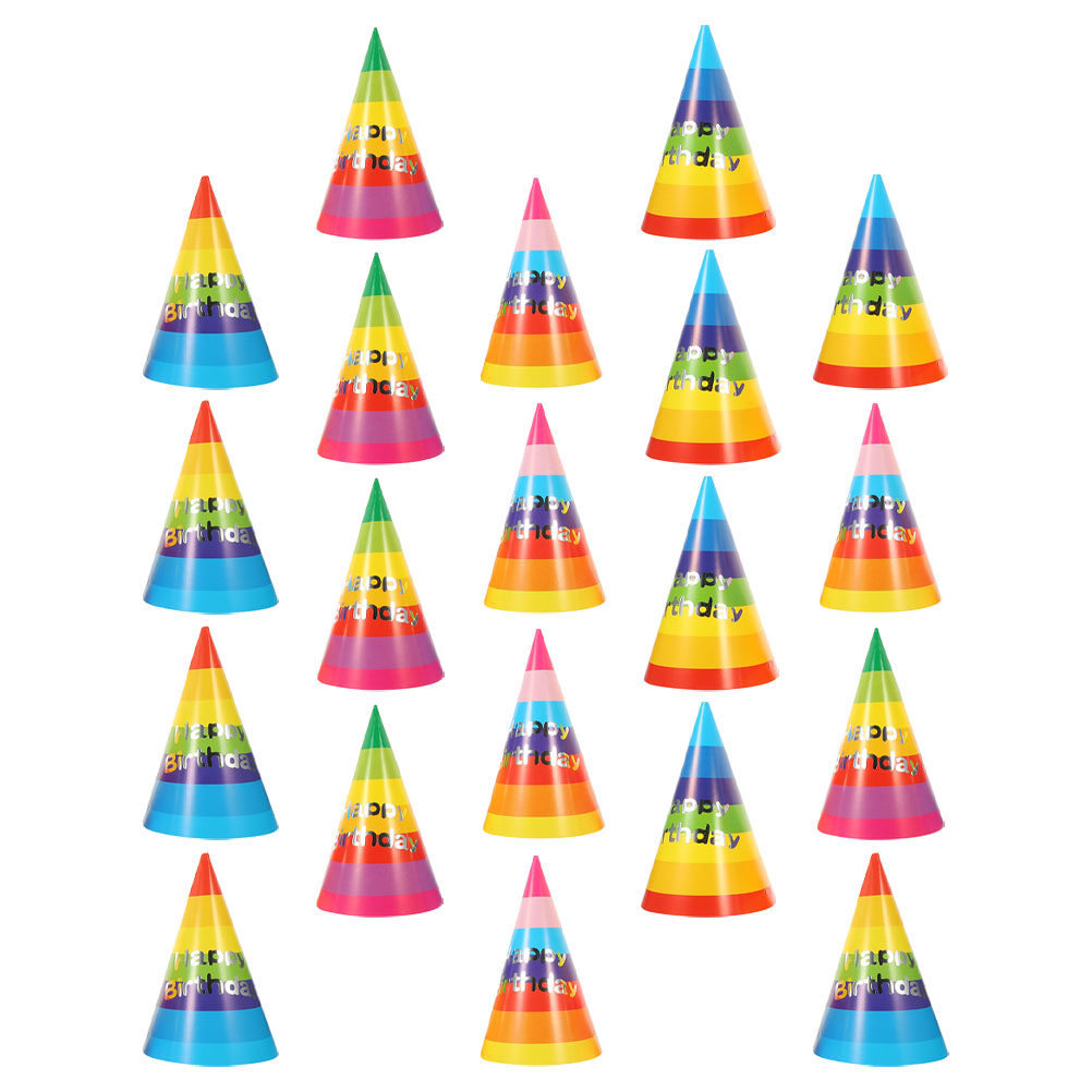 36Pcs Colorful Birthday Party  - Party Hat Cone review and price