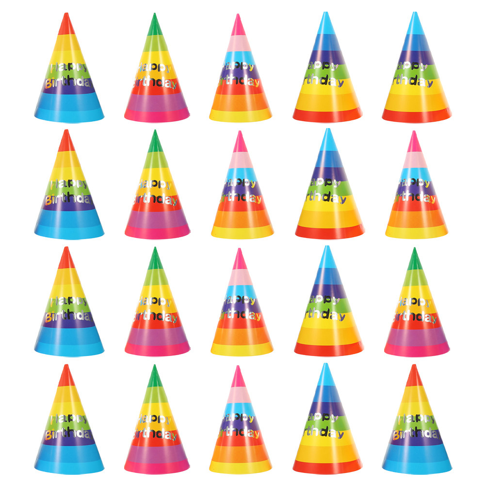 36Pcs Colorful Birthday Party  - Party Hat Cone review and price