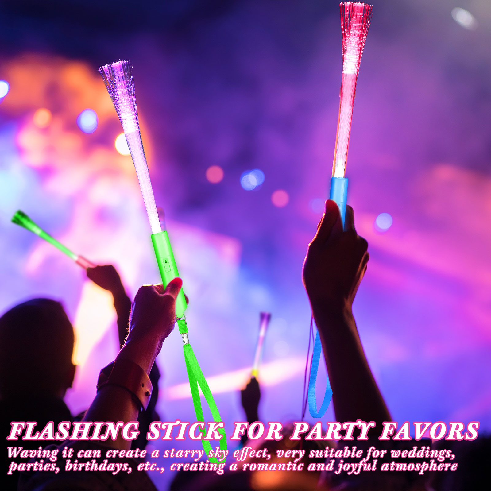 24-200Pcs Fiber Optic Wands Gl - Cotton Candy Cone review and price