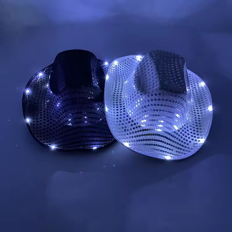 Blinky LED Light Cowboy Cowgir - Party Hat Cone review and price
