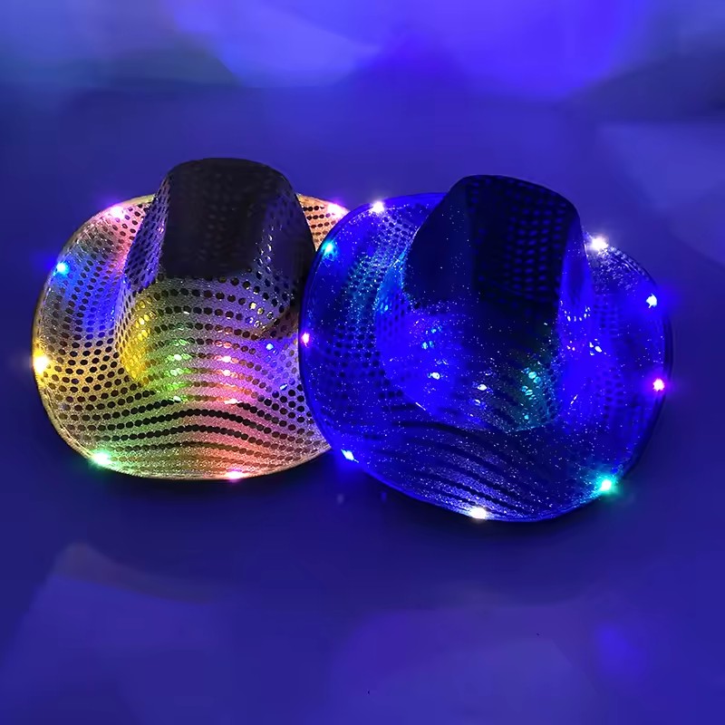 Blinky LED Light Cowboy Cowgir - Party Hat Cone review and price