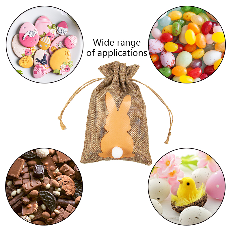 6/12/24pcs Easter Burlap Candy - Cotton Candy Cone review and price