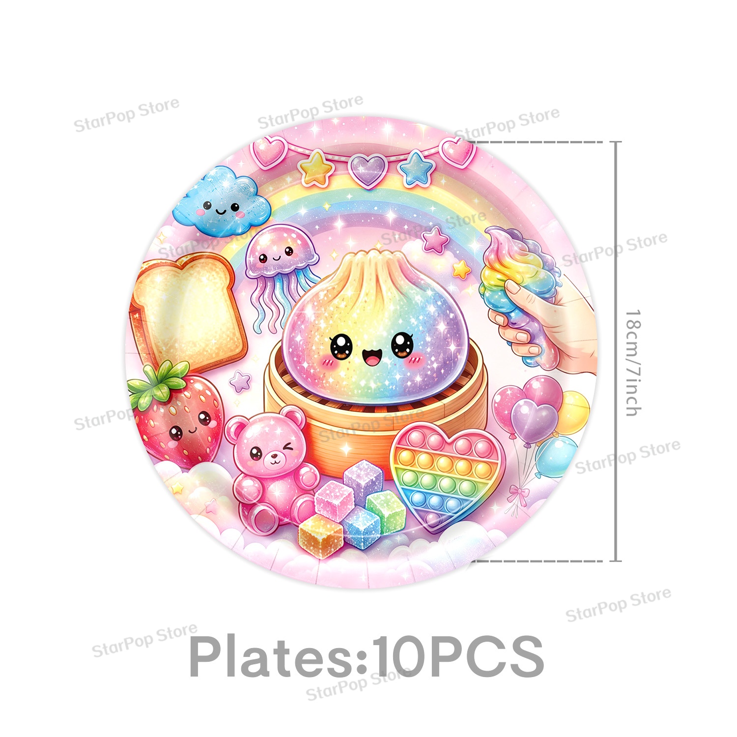 Squishy Dumpling Birthday Part - Table Cloth Disposable review and price