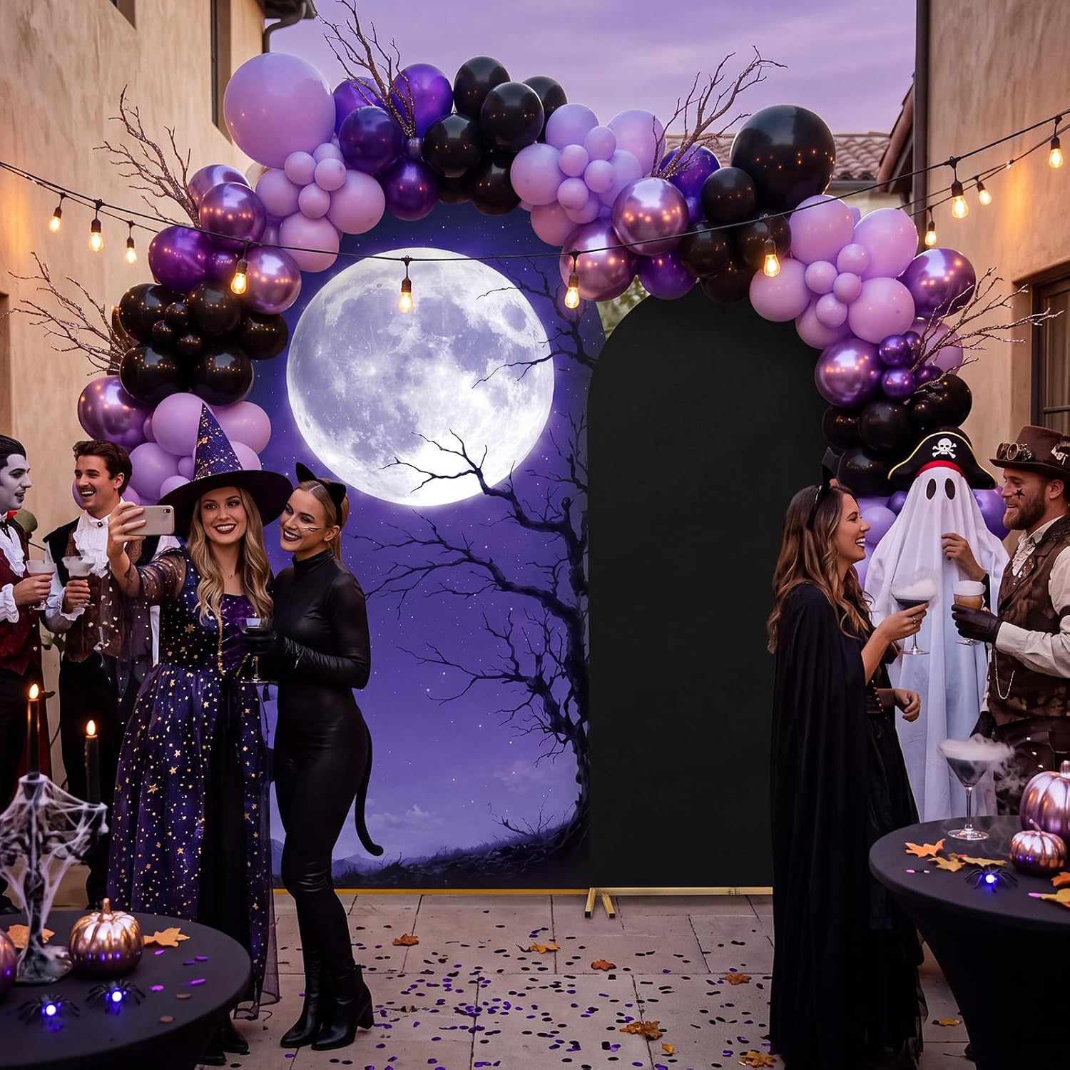 Custom 2-sided Halloween Holid - Dessert Table Backdrop review and price
