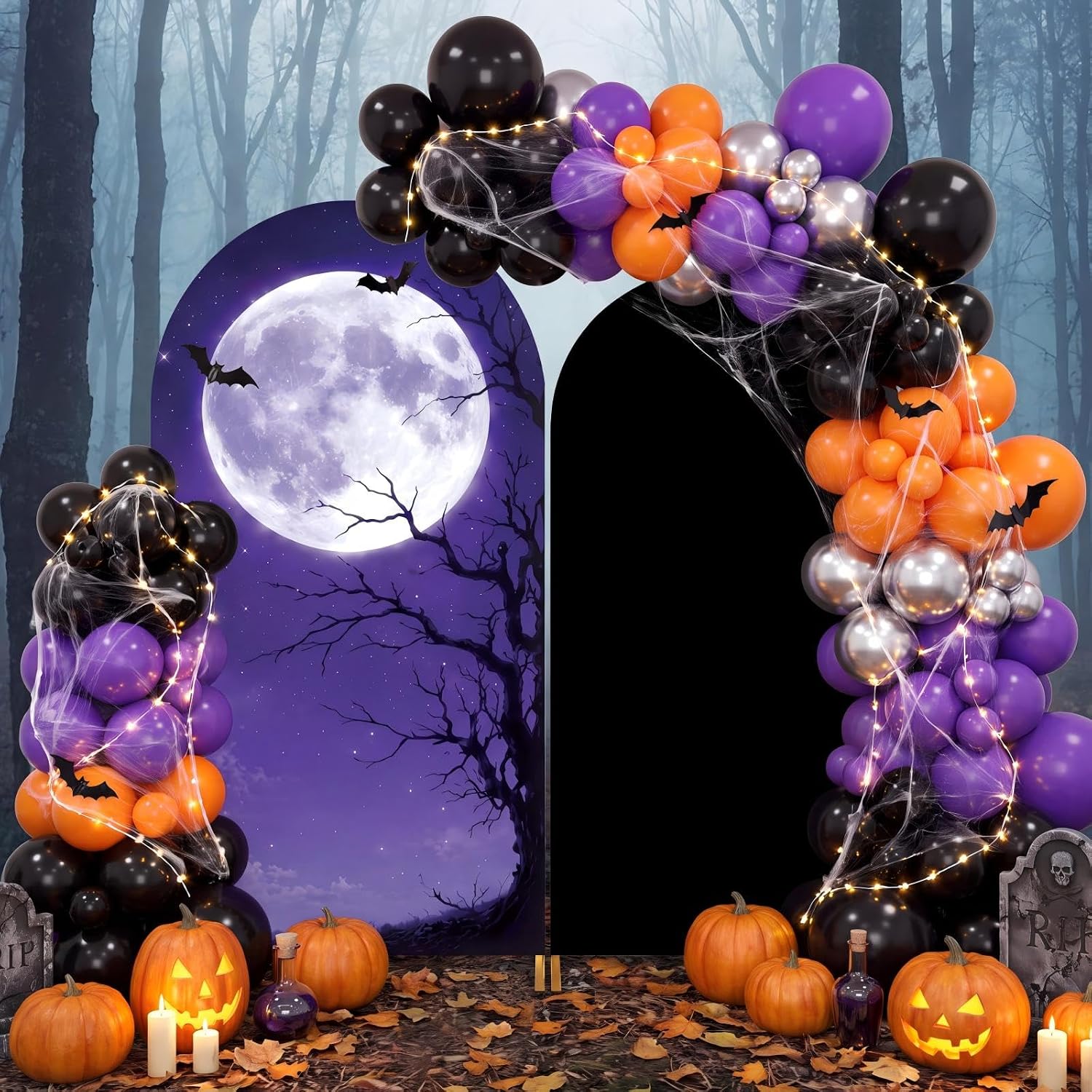 Custom 2-sided Halloween Holid - Dessert Table Backdrop review and price
