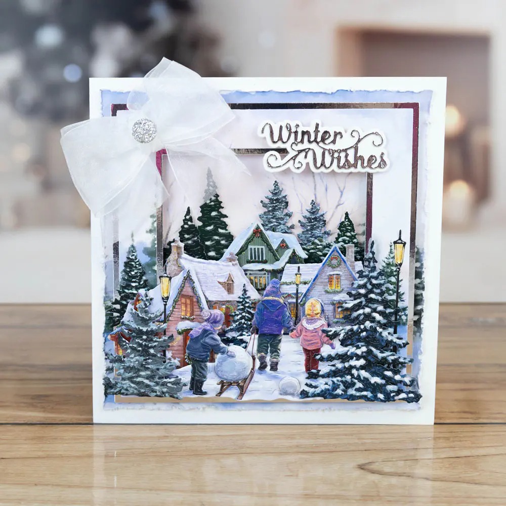 Christmas Yuletide Row Winterb - Flower Wall Panel review and price