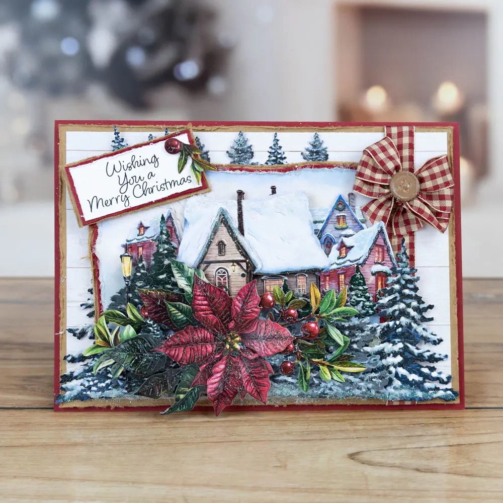 Christmas Yuletide Row Winterb - Flower Wall Panel review and price