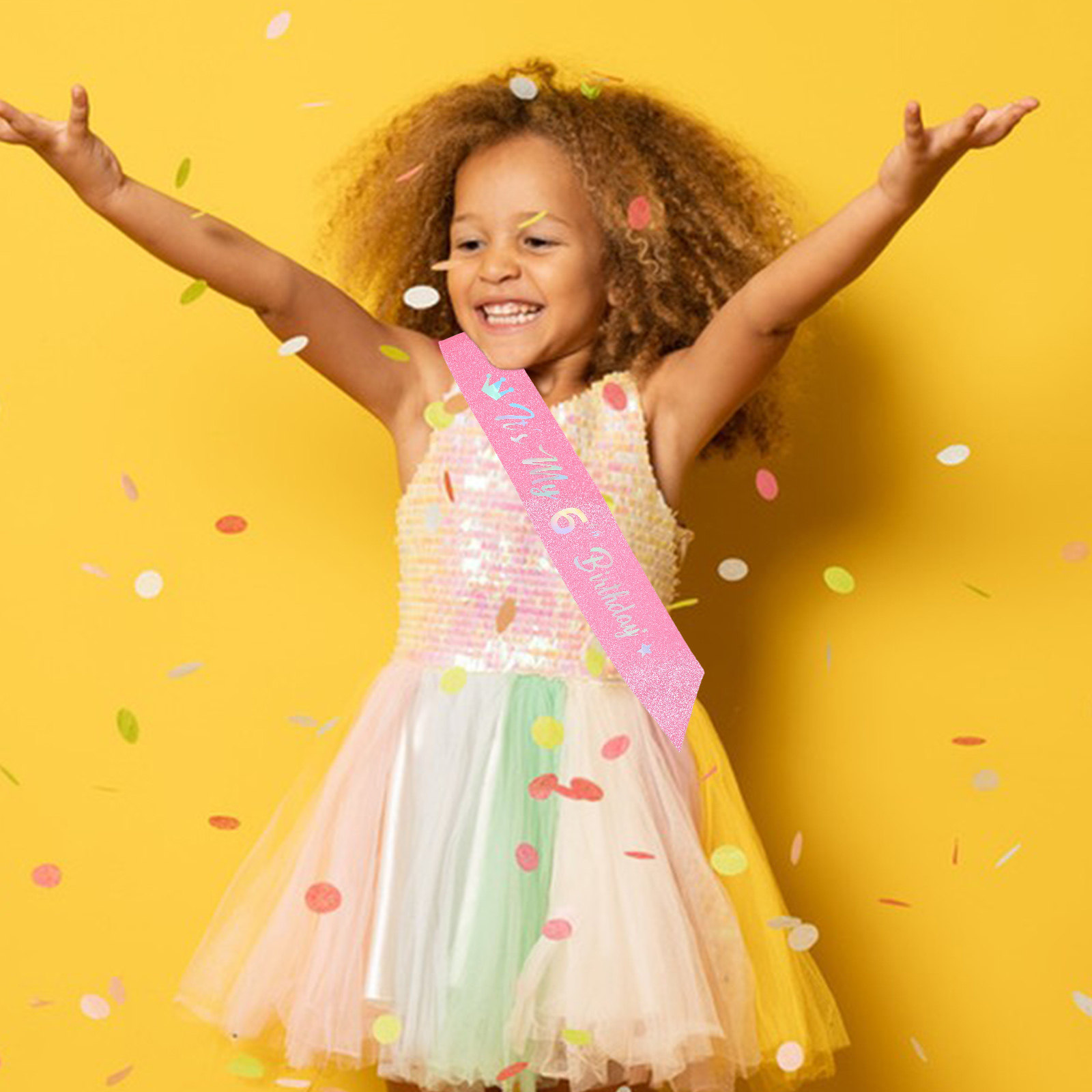5Pcs It's My Birthday Pink Gli - Birthday Sash Glitter review and price
