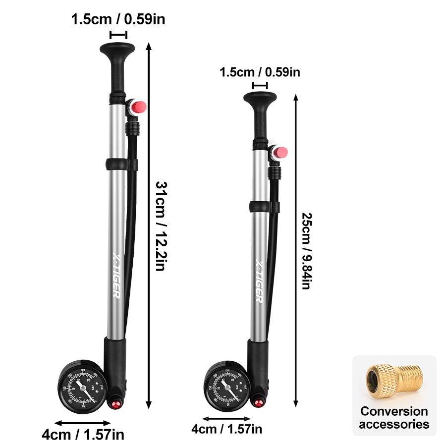 X-TIGER 300PSI Bicycle Pump T- - Balloon Pump Hand review and price