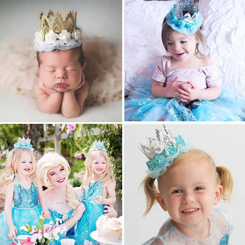 1st Birthday Crown Hat Flower  - Party Hat Cone review and price