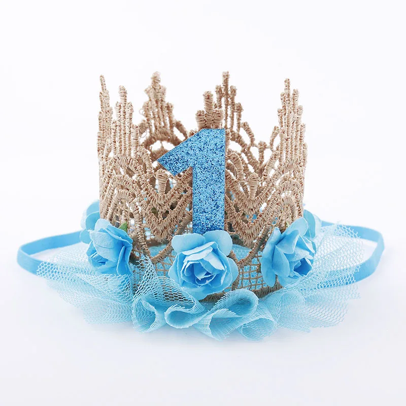1st Birthday Crown Hat Flower  - Party Hat Cone review and price